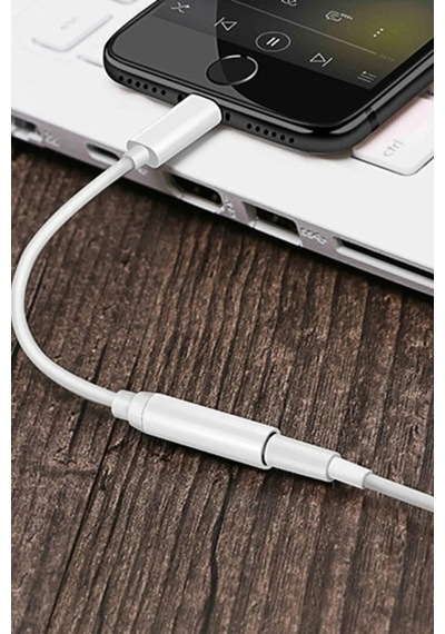Iphone 7 8 X Plus Uyumlu Kulaklık Çevirici Lightning Aux Dönüştürücü Cevirici Kablo