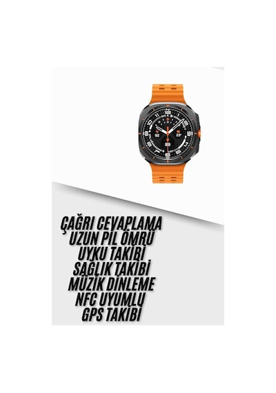 Yeni Nesil Çağrı Cevaplayabilen 47 Mm Titreşimli Çok Fonksiyonlu Akıllı Saat