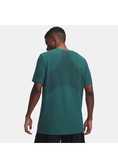 Under Armour Heavyweight Armour Label Erkek Yeşil Tişört
