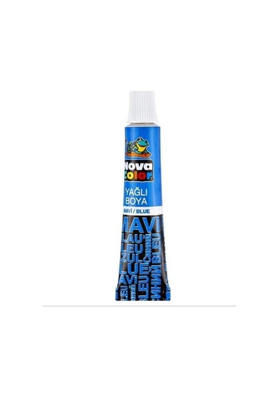 Nova Color Yağlı Boya Tüp Mavi - 4 Adet