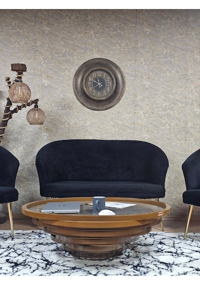 Zafir Teddy Takım Gold Kaplama Sivriltme Ayak Çay Seti Koltuk - Berjer , Balkon, Salon, Ofis Siyah Zafir Teddy Takım Gold Kaplama Sivriltme Ayak Çay Seti Koltuk - Berjer , Balkon, Salon, Ofis Siyah