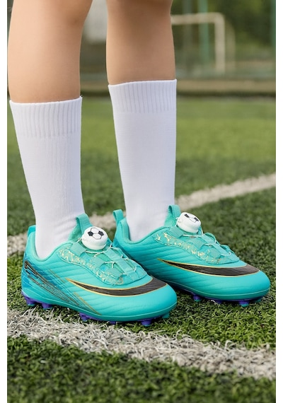 Mini Bonito Üniseks Yeni Nesil Mekanizmalı Futbol Kramponu Turkuaz