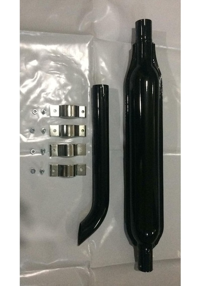 Esko Fiat Traktör Dik Komple Boru+Kelepçe 450-480-540-640  5 Egzoz