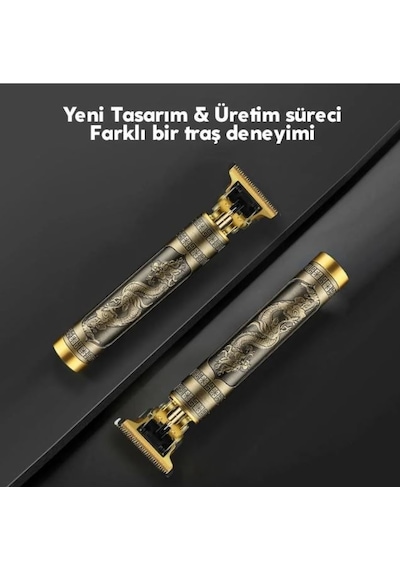 Usb Şarjlı Vintage T9 Traş Makinesi