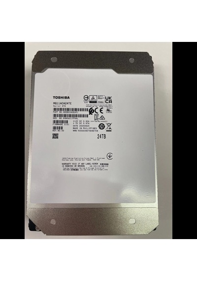 Toshıba Enterprıse, Mg11aca24te, 3.5", 24tb, 1gb 7200 Rpm, 7/24 Güvenlik, Data Center, Nas, Server,