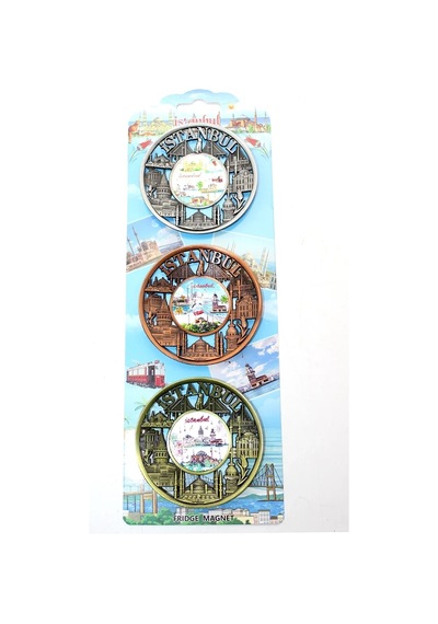 Magicool İstanbul Temalı Metal Magnet 3'lü Set Alk2891