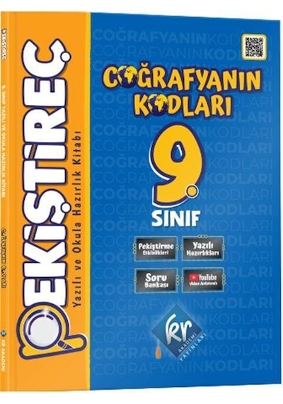 9. Sınıf Coğrafyanın Kodları Pekiştireç Yazılı Ve Okula Hazırlık Kitabı Kr Akademi