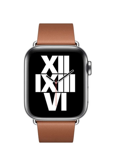 Ekılıf - Apple Uyumlu  Watch 42mm - Kordon Deri Kordon Krd-42 - Kahverengi