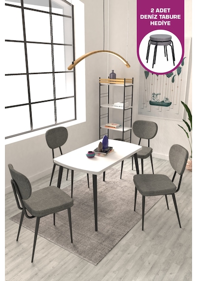 Vilinze Deniz Sandalye Argos Ahşap Mdf Sabit Mutfak Masası Takımı - 70x120 Cmtk-argos-70120-sb-deniz-kn01s-sigmagri Sigma Gri Vilinze Deniz Sandalye Argos Ahşap Mdf Sabit Mutfak Masası Takımı - 70x120 Cmtk-argos-70120-sb-deniz-kn01s-sigmagri Sigma Gri