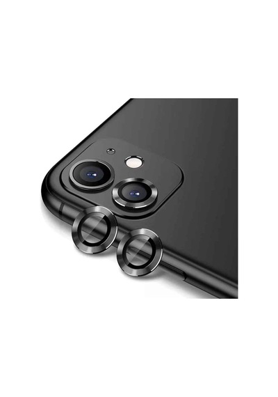 İphone 11 Uyumlu Cl-12 Premium Safir Parmak İzi Bırakmayan Anti-reffrmive Kamera Frm Kor Siyah