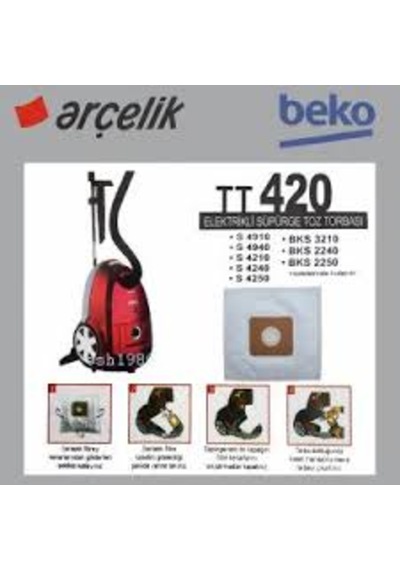 Beko Uyumlu Bks 2240 C Süpürge Bez Torbası 20 Adet