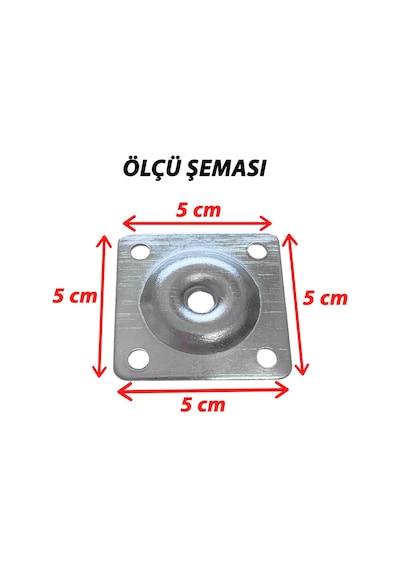 Ahşap Ayak 12 Cm 4'lü Set M8 Civatalı Bağlantı Aparatlı Dolap Mobilya Koltuk Kanepe Destek Ayağı Ayakları Ahşap