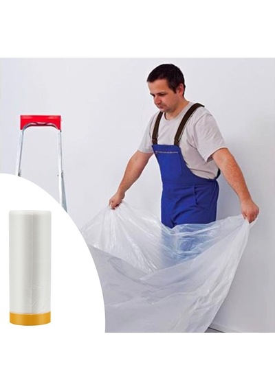 Plentiful Boya Badana Eşya Koruma Hışır Örtüsü 280cm X 15 Mt Yapışkanlı Hışır Örtü