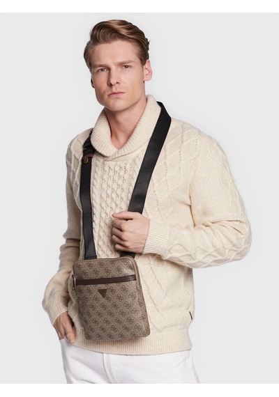 Guess Milano Erkek Çapraz Askılı Çanta Hmevzlp2223 Bej