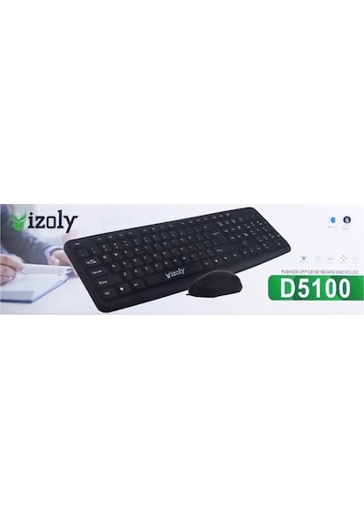 İzoly D5100 Usb Kablolu Q Klavye Mouse Set