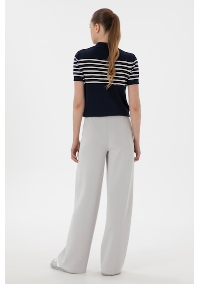 U.S. Polo Assn. Kadın Taş Modal Karışımlı Loose Fit Örme Pantolon 50300762-VR049