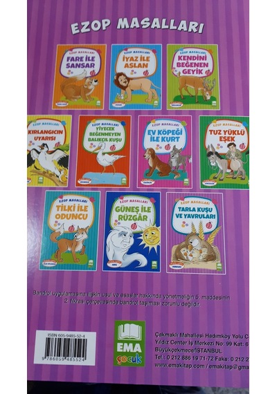 Masal Kitabi 1-2.Sinif Dengi 40 Değişik Kitap