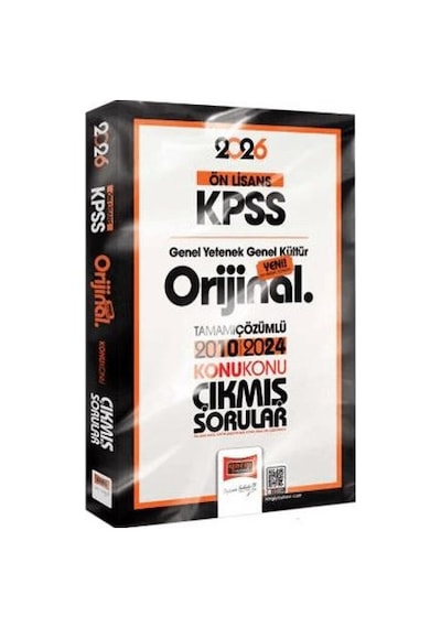 Kpss Önlisans Orijinal 2010-2024 Çıkmış Sorular 2026