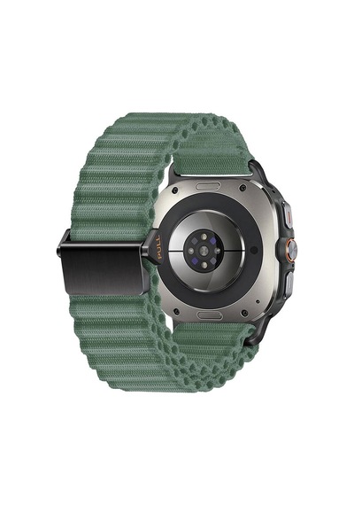 Galaxy Uyumlu Watch Ultra 47mm Redclick Krd-120 Naylon Kumaş Hasır Örgülü Kordon