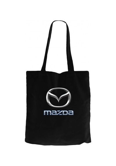 Mazda Logo Siyah Kanvas Bez Çanta Siyah