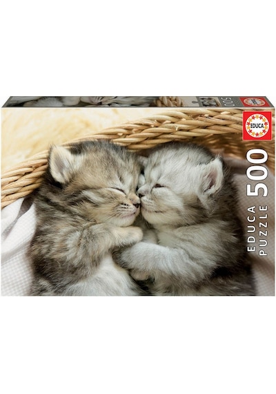 Educa Puzzle 500 Parça Tatlı Yavru Kedi 19004