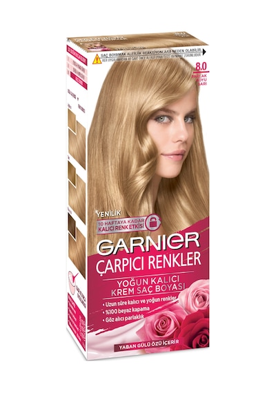Garnier Çarpıcı Renkler Saç Boyası 8 Parlak Koyu Sarı (462090467)