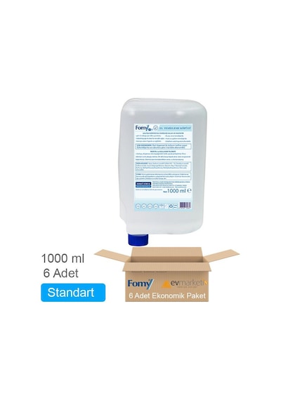 Fomy 1000 ml Standart Köpük Sabun Kartuşu 6 Adet