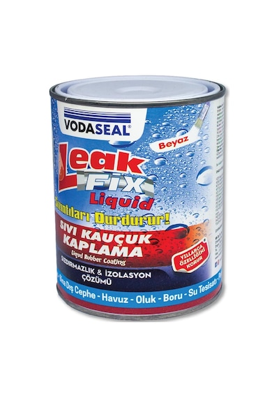 Leak Fix Liquid Su Sızdırmazlık Sıvı Kauçuk Kaplama İzolasyon Sızdırmaz 800 Gr-beyaz