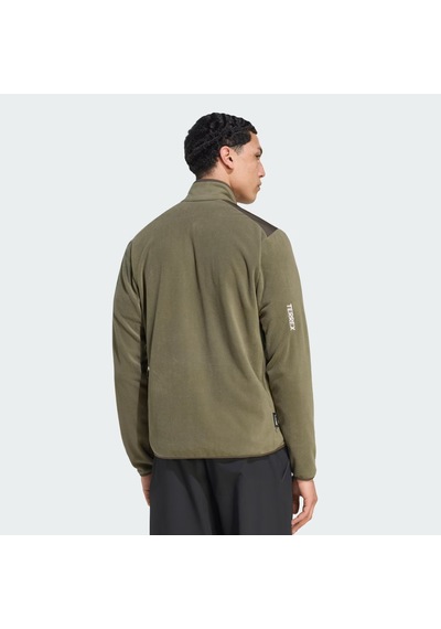 Adidas Terrex Multi Essentials Climawarm+ Rüzgar Geçirmez Erkek Polar Ceket Kf9767 Yeşil