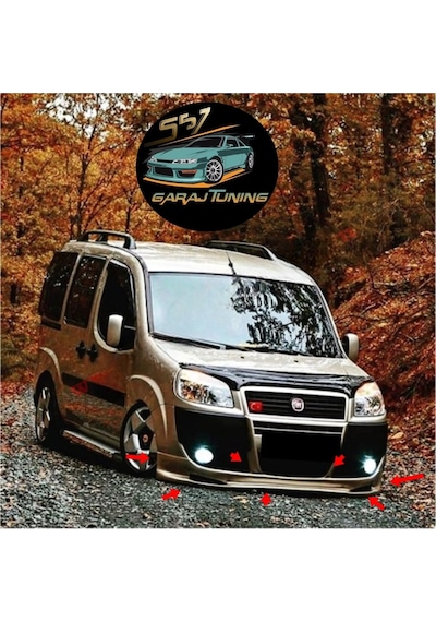 Fiat Doblo 2 Ön Tampon Eki Fiberglass Boyasız