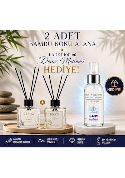 Bloom Yeşil Çay Bambu Çubuklu Oda Kokusu 100 ML