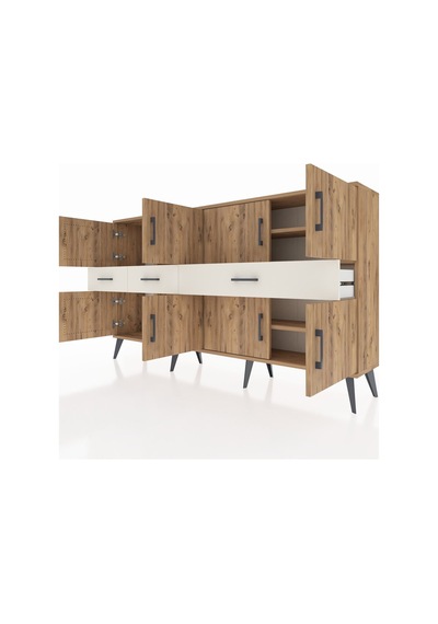 Arges Konsol 5 Raflı 3 Çekmeceli 8 Kapaklı 176x30x99 Çam-çam/aytaşı Atlas Çam/aytası - Atlas Çam Arges Konsol 5 Raflı 3 Çekmeceli 8 Kapaklı 176x30x99 Çam-çam/aytaşı Atlas Çam/aytası - Atlas Çam