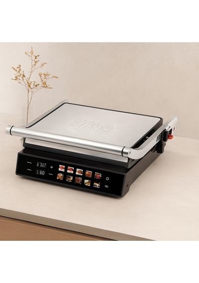 Izgara Ve Tost Makinesi 4 Dilim 2000w Yapışmaz Dokunmatik