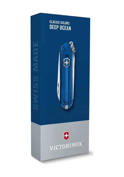 Victorinox 0.6223.t2g Classic Kamp Çakı, Deep Ocean Çok Renkli