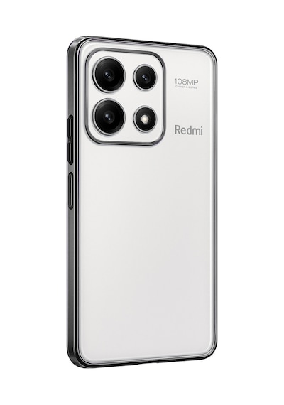 Xiaomi Poco X6 Pro Uyumlu Kılıf Lensli Silikon - Gümüş