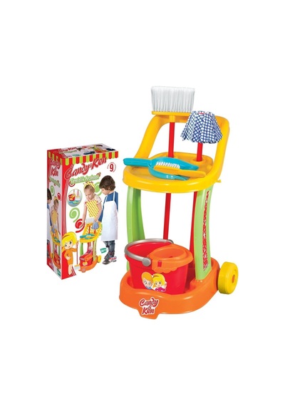 01965 Dede, Candy Temizlik Arabası - Zmff-897206 1 Adet