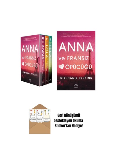 Anna Lola Isla Serisi Kutulu Set 3 Kitap + Anna Ve Fransız Öpücüğü