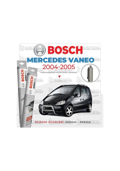 Mercedes Vaneo Muz Silecek Takımı 2004-2005 Bosch Aeroeco