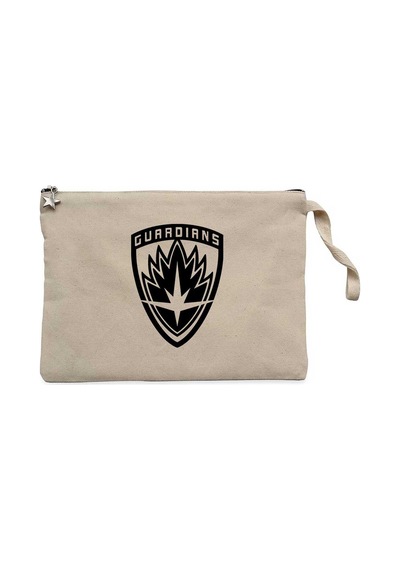 Galaksinin Koruyucuları Rozet Krem Clutch Cüzdan / El Çantası Krem