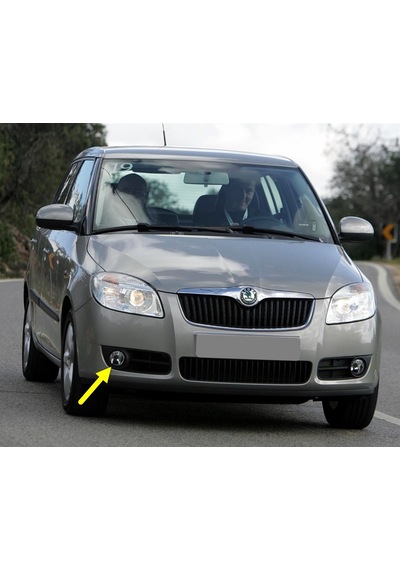Skoda Fabia 2 Makyajsız 2007-10 Ön Tampon Sağ Sis Farı 7H0941700C