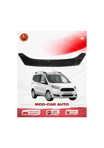 Ford Courier 2014-2023 Kaput Rüzgarlığı 4mm Premium A+
