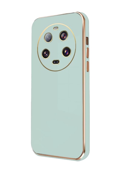 Newface Xiaomi Mi 14 Ultra Kılıf Volet Silikon - Açık Yeşil