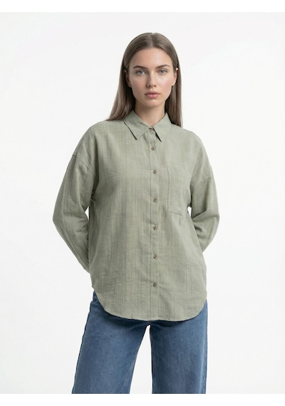 LOFT Loose Fit Kadın Gömlek U.kol Lf2042160 Q1.v1 Çok Renkli