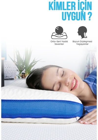 Viscofoam Ergofoam Galaxy Motion Ortopedik Yastık Orta Sert Visco Yastık Medium 2.0