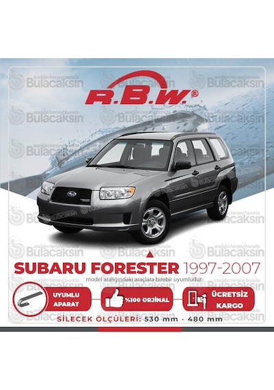 Rbw Subaru Forester 1997 - 2007 Ön Muz Silecek Takımı