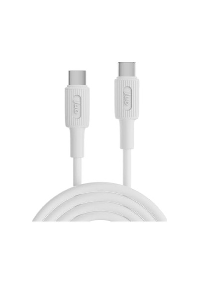 60w Usb Type-c To Type-c Silikon Hızlı Şarj Ve Data Kablosu Beyaz 2 Metre Diğer