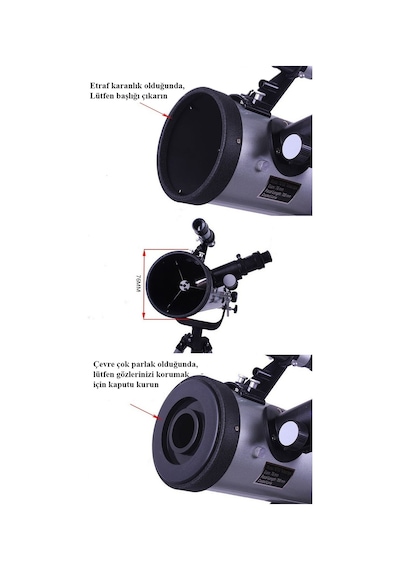 DailyTech 350X Profesyonel Ultra HD Astronomik Monoküler Teleskop