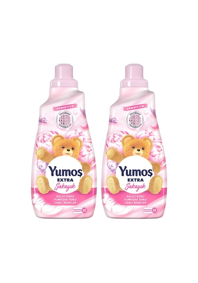 Yumoş Extra Konsantre Çamaşır Yumuşatıcısı Şakayık 2 x 1440 ML