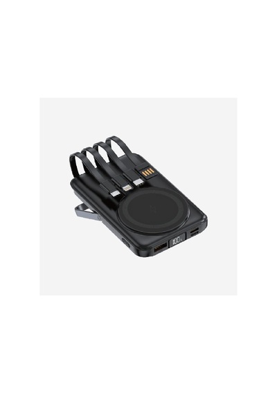 Tr Wf27 Mini Led Ekranlı 10000 Mah Çoklu Kablolu 22.5w Kablosuz Şarjlı Powerbank