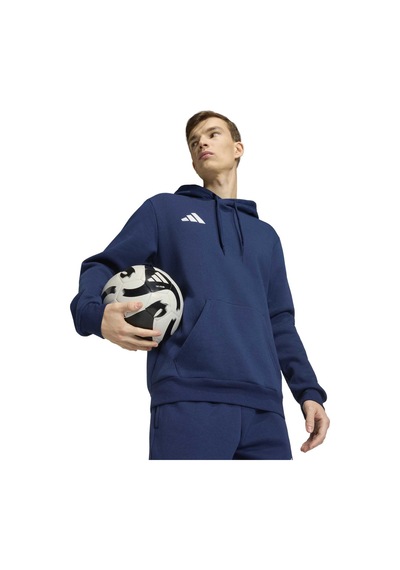 Tenabl/whıte Adidas Erkek Futbol Kapşonlu Sweatshirt Ent26 Hoody Jz6583 Mavi